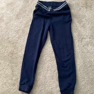 Sweatpants for boys size M in dark blue